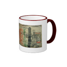 grocery collage mug