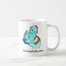 Grocery Genie GroceryLists.com Coffee Mug