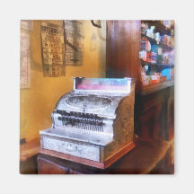 Grocery Store Cash Register Refrigerator Magnet