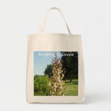 Grocery Tote - Yucca in Bloom - Keeping It Green Bag
