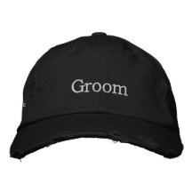 Groom Baseball Hat Embroidered Baseball Caps