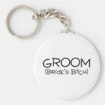 Groom Brides Bitch Keychains