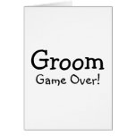 Groom Game Over Cards