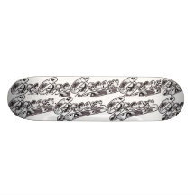 Groom Grey Camouflage/Military Skate Board