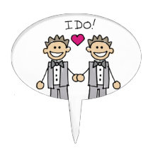 Groom-Groom I Do Cake Topper