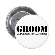 Groom Pinback Button