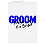 Groom Property Of The Bride Greeting Cards