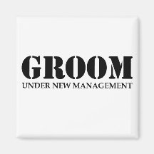 Groom Refrigerator Magnet