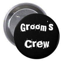 Grooms Crew Buttons