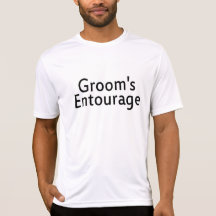 Grooms Entourage Black Tshirt