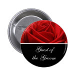 Groom's Guest Wedding Reception Identification buttons