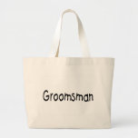 Groomsman (Blk) Tote Bags