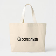 Groomsman (Blk) Tote Bags