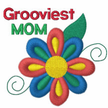Grooviest Mum Embroidered Shirt