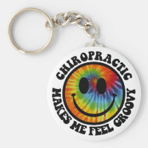 Groovy Chiropractic Keychain