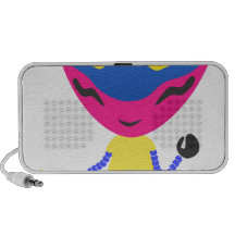 Groovy CMYK Robot Speaker System