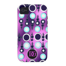 Groovy Disco Dots iPhone4 Case-Mate Tough iPhone 4 Case
