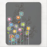 Groovy Flower Garden Mousepad