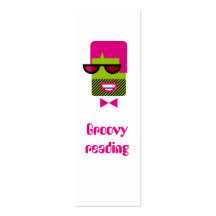 Groovy Guy bookmark Business Card Templates