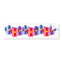 Groovy Lei bumper stickers