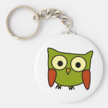 Groovy Owl Key Chains