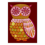 Groovy Retro Owl Cards