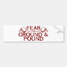 Ground & Pound Bumper Stickers