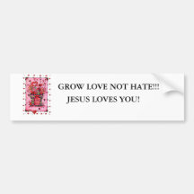 growing love bumpers sticker bumper stickers