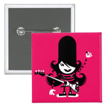 Grrrl Rock Pins