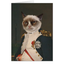 Grumpy Cat Classic Painting Greeting Cards