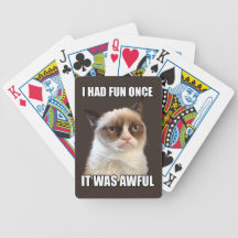Grumpy Cat Playing Cards