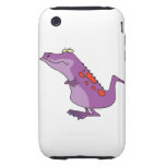grumpy dino dinosaur cartoon tough iPhone 3 covers