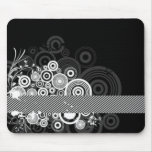 Grunge Circles Mousemat