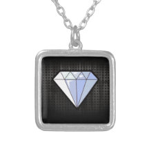 Grunge Diamond Pendant