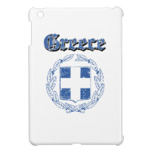 Grunge Greece coat of arms designs iPad Mini Cover