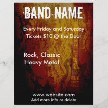 Grunge Guitar Flyer