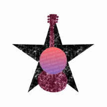 Grunge Guitar Photo Frame Photo Cutout