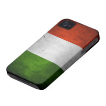 Grunge Italy Italia Flag Case-Mate iPhone 4 Cases