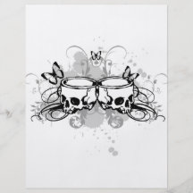 grunge logos personalized flyer