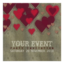 Grunge Love Any Event Invitation