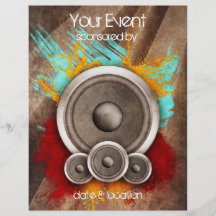 Grunge Music Flyer Design