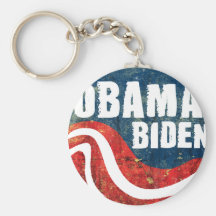 Grunge Obama Biden Keychain