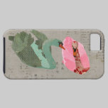 Grunge Olive & Blush Swans iPhone Case casemate cases