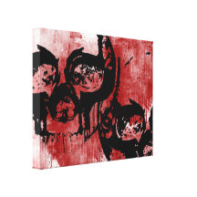 Grunge Pattern 109 Stretched Canvas Print