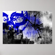 Grunge Pattern 113 Poster
