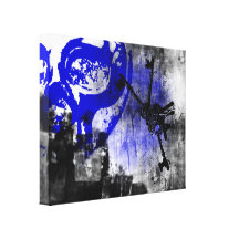 Grunge Pattern 113 Stretched Canvas Print