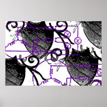 Grunge Pattern 122 Poster