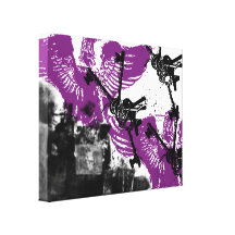 Grunge Pattern 158 Stretched Canvas Print