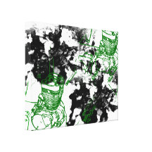 Grunge Pattern 201 Stretched Canvas Prints