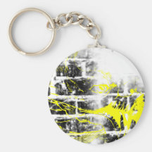 Grunge Pattern 202 Keychain